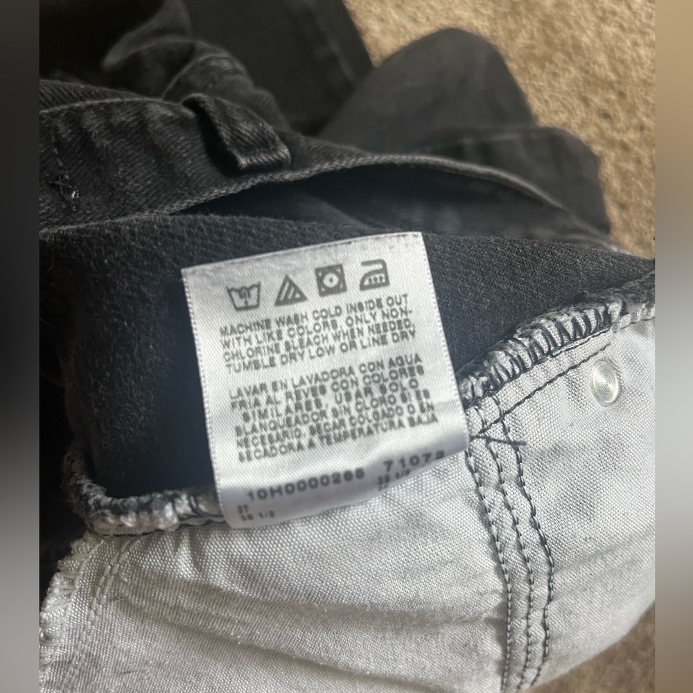 Black‎ Lee Straight Leg Jeans, size 36/29 - Picture 5 of 6